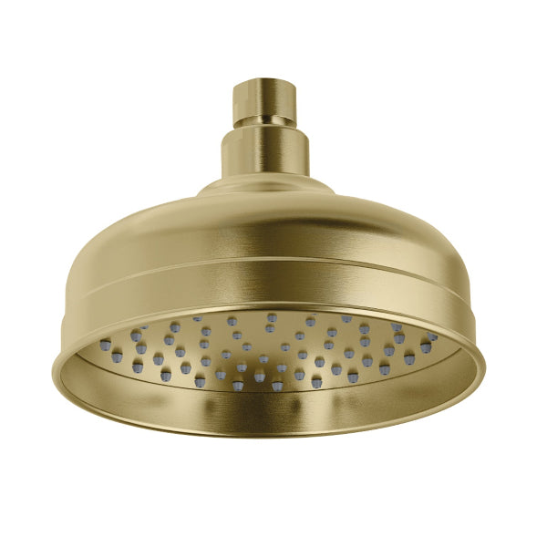 Phoenix Cromford 134-5000-12 Shower Rose, Brushed Gold 4 Star 7LPM image