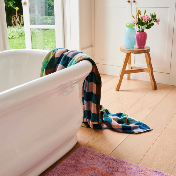 Bath Towels & Washcloths Woodlands Tartan Terry Bath Sheet / Beach Towel