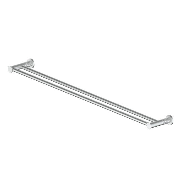 Greens Textura Double Towel Rail 762mm - Brushed Stainless – Bathware Direct