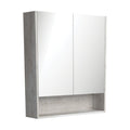 Fienza 750mm Mirror Cabinet with Undershelf - Industrial Edge