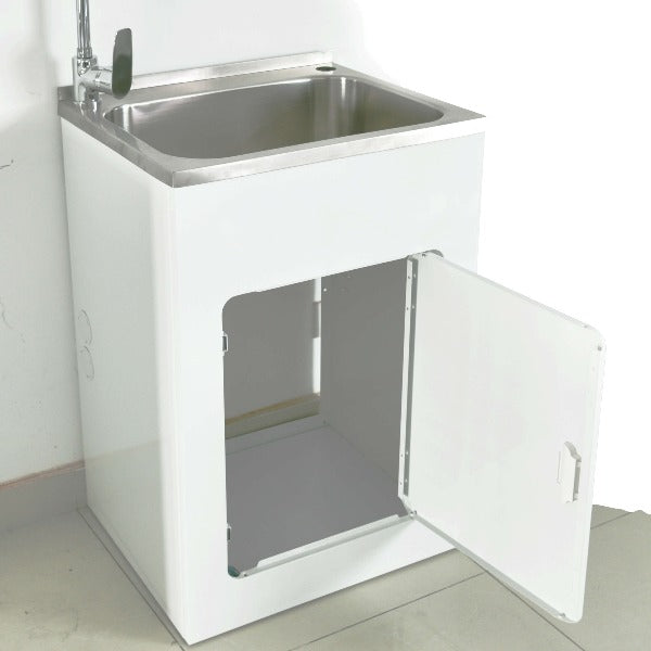 Laundry sales trough cabinet