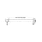 Nero Square Ceiling Mounted Shower Arms, Various Lengths Chrome
