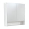 Fienza 900mm Mirror Cabinet with Undershelf - Gloss White