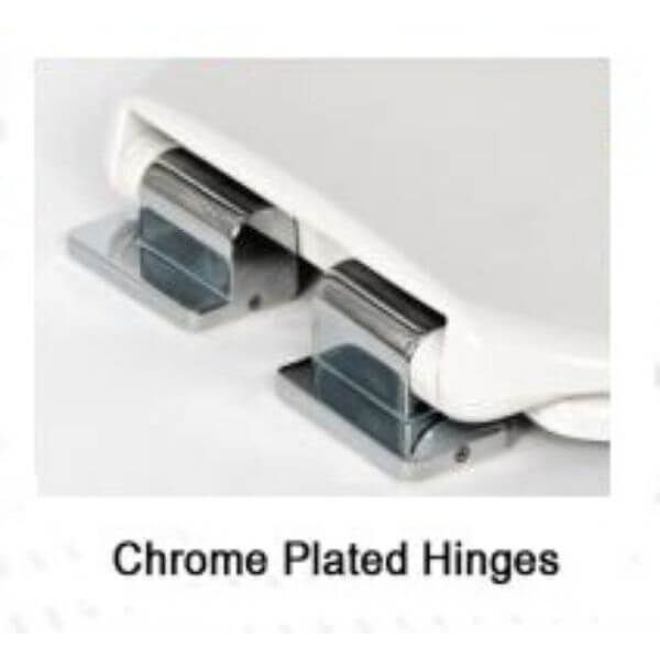 Slow toilet seat hinge outlet