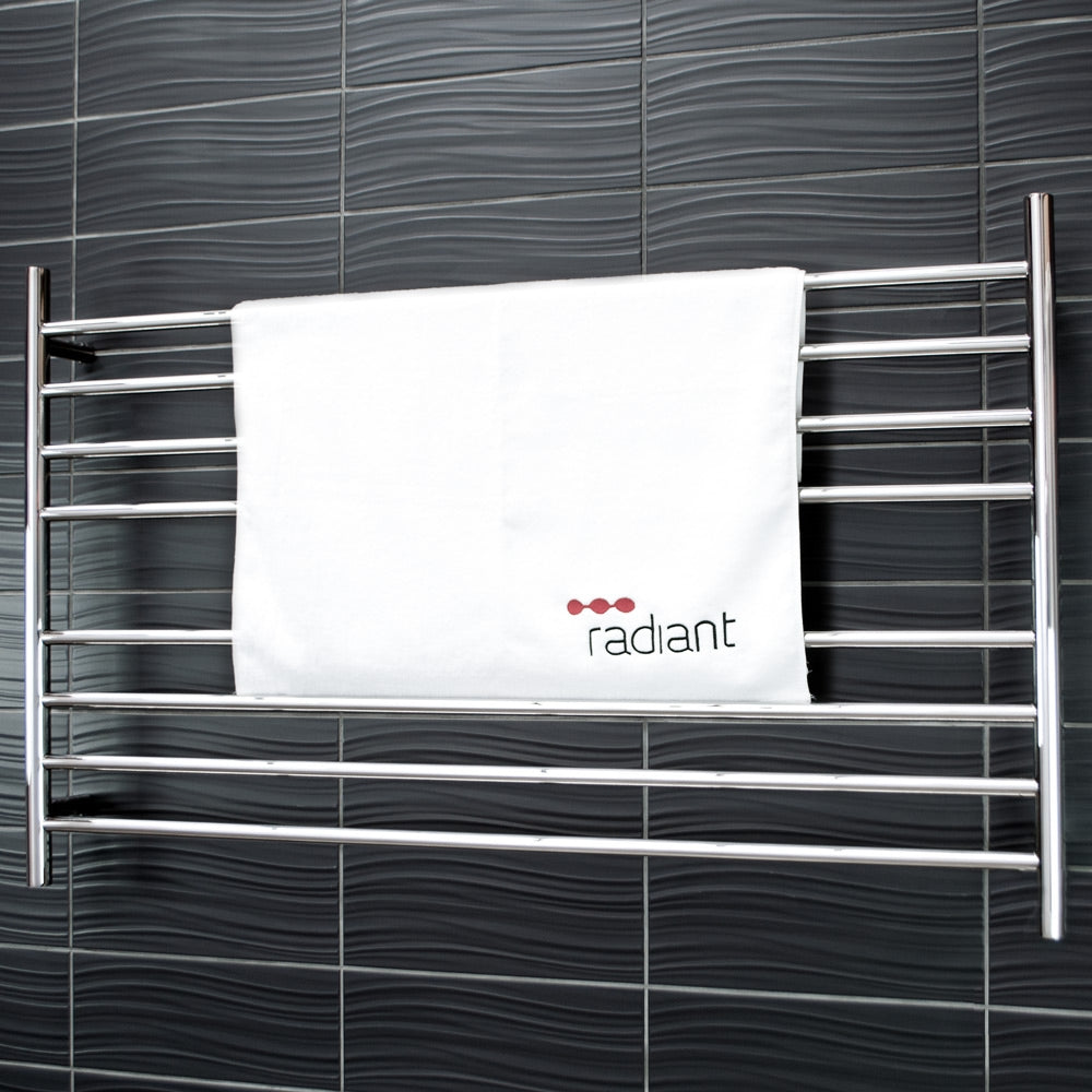 Radiant RTR09 Round Heated Ladder - 1300 x 750, Polished – Bathware Direct