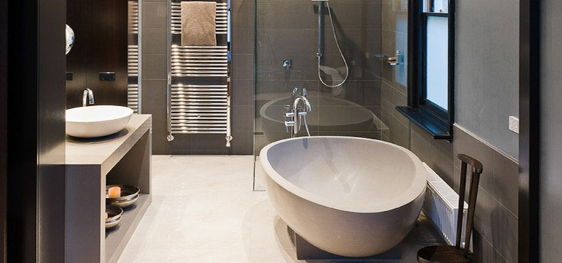 Stone Bath Style in your Bathroom - Get the Look