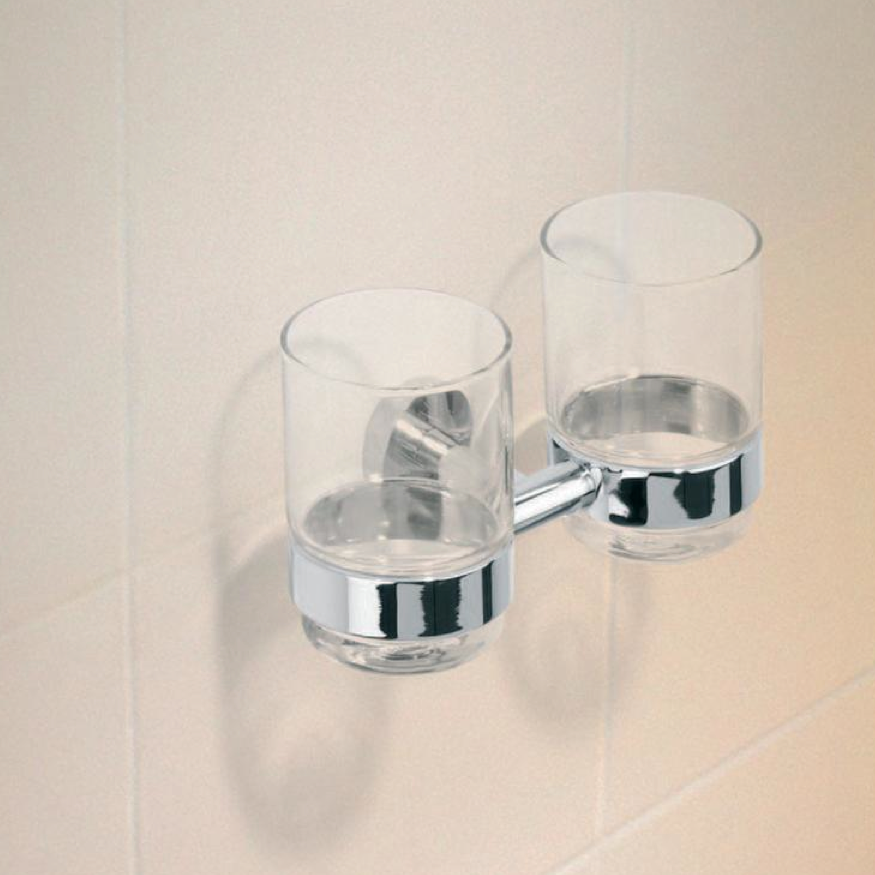 Toothbrush Holder Double Tumblers