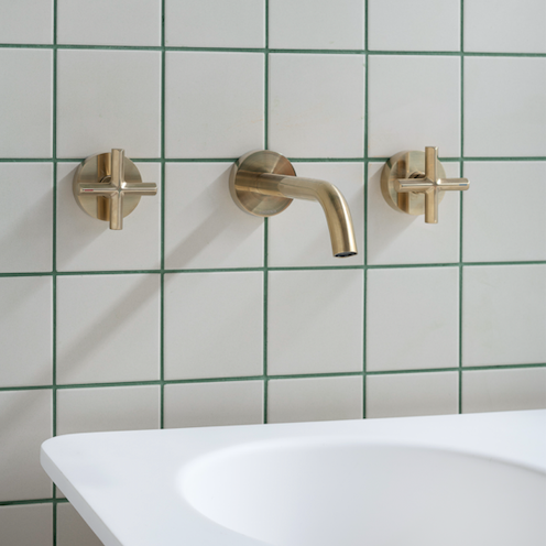 Basin three piece tapware