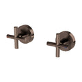 Phoenix Vivid Slimline Plus Wall Top Assemblies 15mm Extended Spindles, Brushed Bronze image