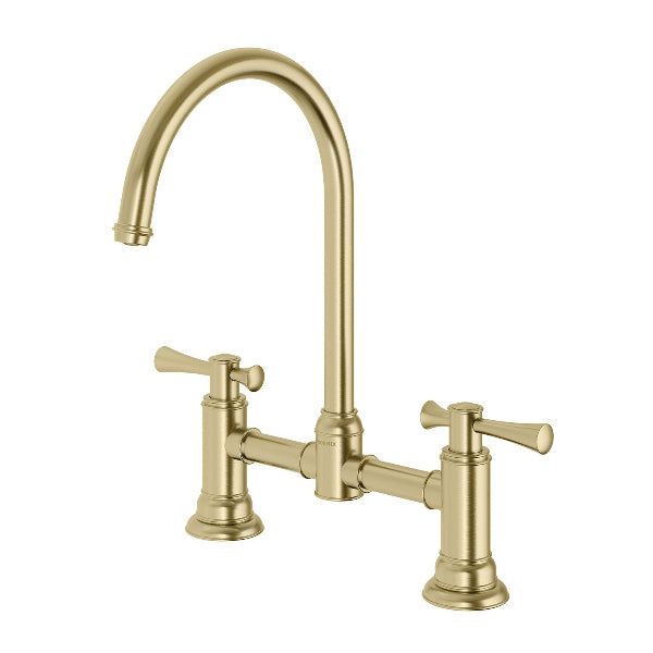 Phoenix Cromford, Exposed Sink Set Brushed Gold image