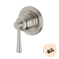 Phoenix Cromford SwitchMix Shower / Wall Mixer Fit-Off Kit, Brushed Nickel image