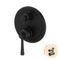 Phoenix Cromford SwitchMix Shower / Bath Diverter Mixer Fit-Off Kit, Matte Black image