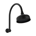 Phoenix Cromford 134-5300-10 High-Rise Shower Arm & Rose, Matte Black 4 Star 7LPM image