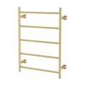 Phoenix Cromford 134-8750-12 Heated Towel Ladder 550mm x 750mm, Brushed Gold image