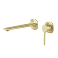 Phoenix Vask SwitchMix Wall Basin / Bath Mixer Set 200mm, Brushed Gold image