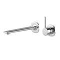 Phoenix Vask SwitchMix Wall Basin / Bath Mixer Set 200mm Pin Up, Chrome image