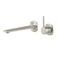 Phoenix Vask SwitchMix Wall Basin / Bath Mixer Set 200mm Pin Up, Brushed Nickel image