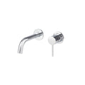 Franz Artline Wall Basin/Bath Mixer - Chrome - Two Round Cover Plates And Spout (Trim Kit Only) image