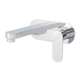 Spectra Wall Basin/Bath Mixer 180mm Spout - Chrome with Oval Backing Plate (Trim Kit only)