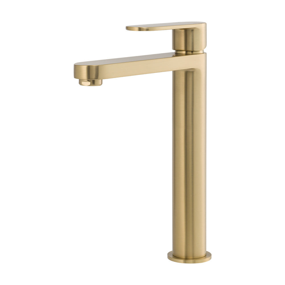 Spectra Tall Basin Mixer - Brushed Gold (Lead Free)