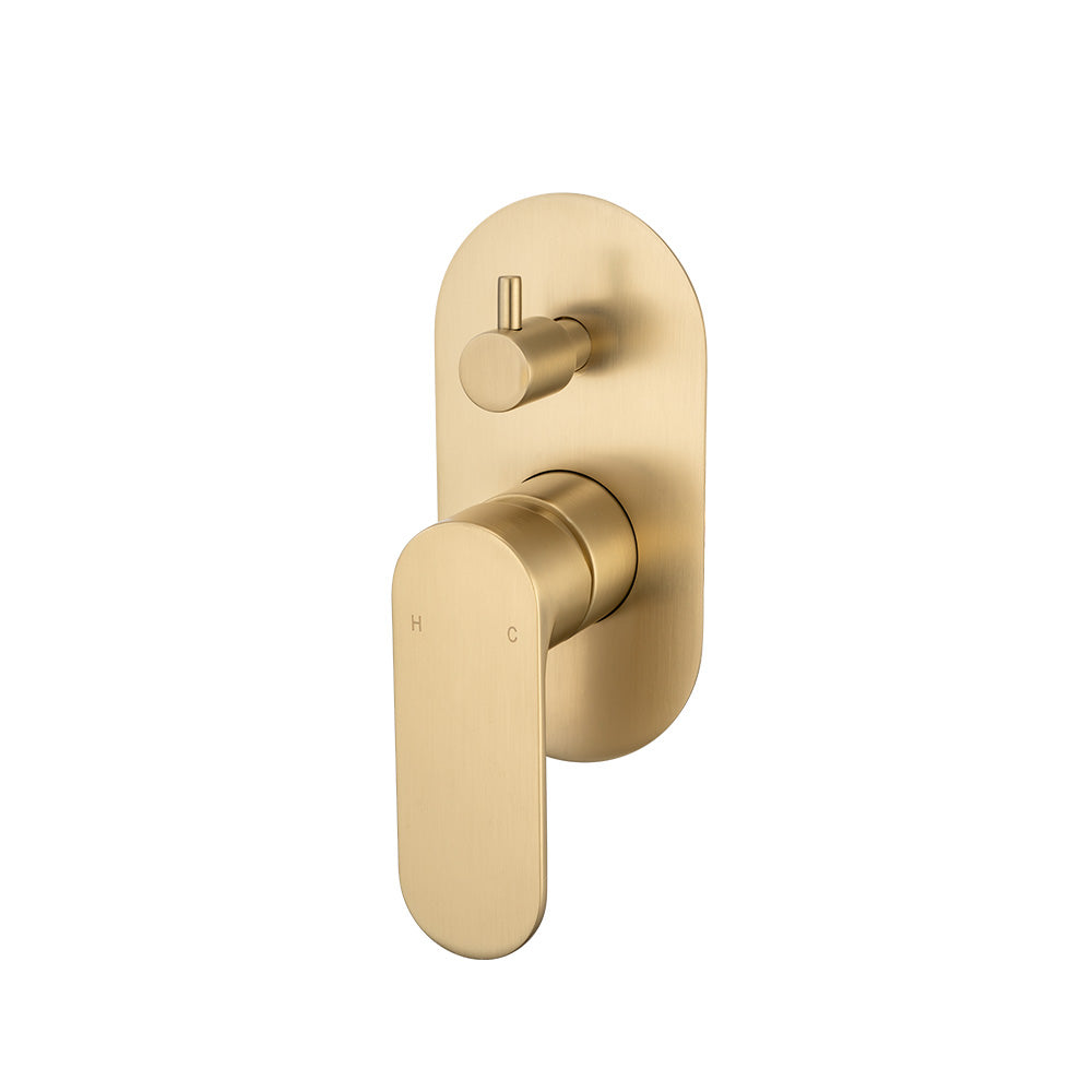 Spectra Shower Mixer with Divertor - Brushed Gold (Lead Free)
