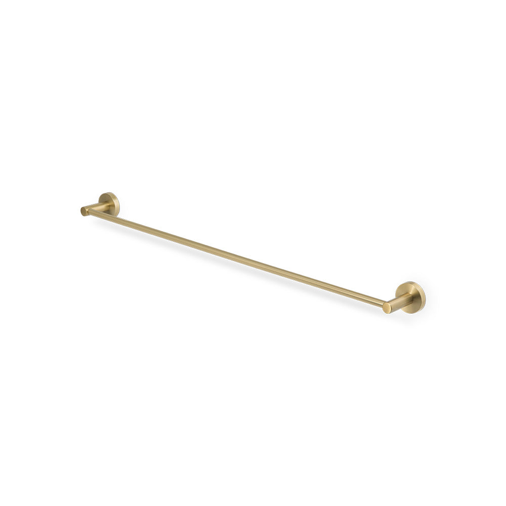 Radford 750mm Single Towel Rail - Brushed Gold