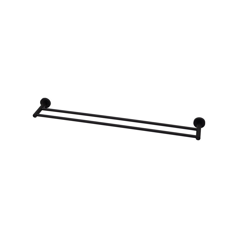 Radford 750mm Double Towel Rail - Matte Black
