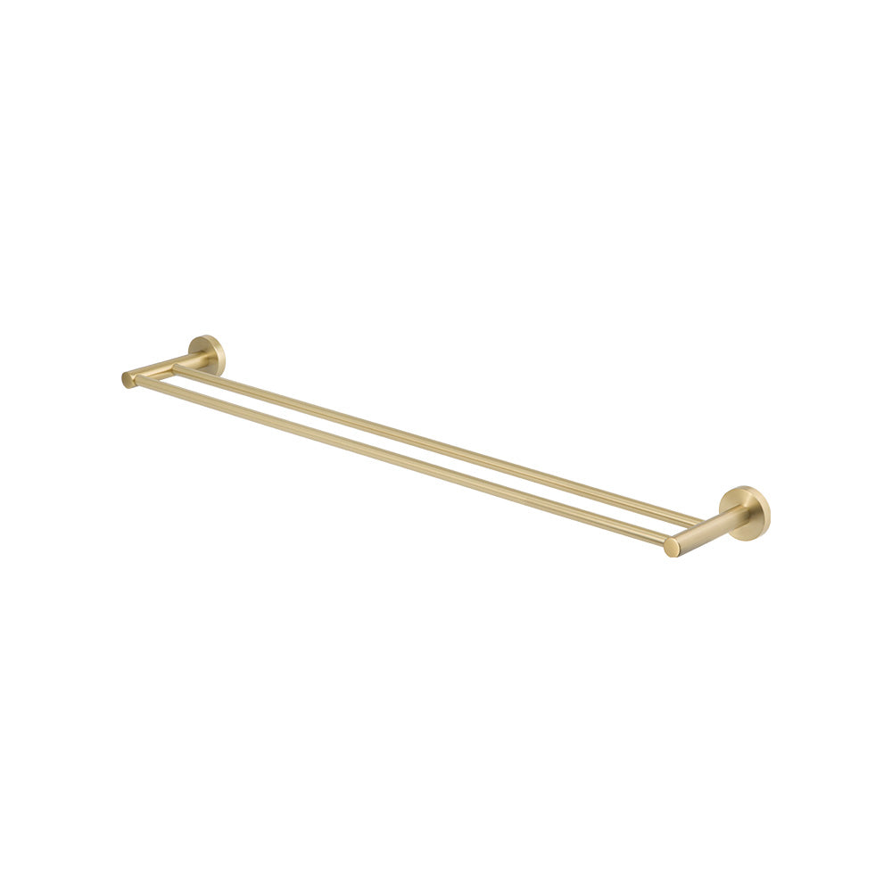 Radford 750mm Double Towel Rail - Brushed Gold