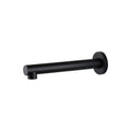 Vespa 200mm Round Fixed Bath Spout - Matte Black