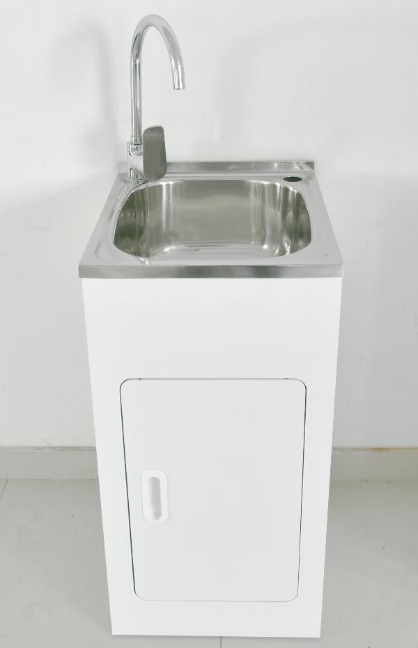 Vogue Inline 45L S/S Trough & Metal Cabinet