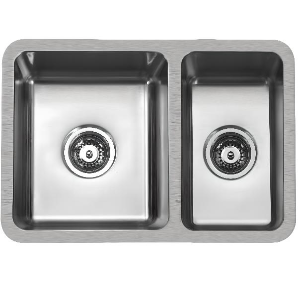 EuroEco Stockholm Bowl & 1/2 Rectangular Under Counter Sink
