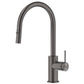 Bella Vista Mica Gooseneck Pull Out Sink Mixer, Gun Metal image