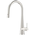 Bella Vista Mica Pull-Out Cone Gooseneck Sink Mixer, Brushed Nickel image