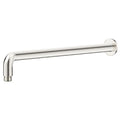 Bella Vista Mica 450mm Curved Wall Shower Arm, Brushed Nickel image