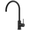 Bella Vista Mica Gooseneck Sink Mixer, Black image