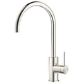 Bella Vista Mica Gooseneck Sink Mixer, Brushed Nickel image