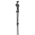 Bella Vista Mica Fluted Shower Rail - Inbuilt Inlet, Black image