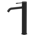 Bella Vista Mica Fluted Tall Basin Mixer, Black image