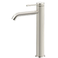 Bella Vista Mica Fluted Tall Basin Mixer, Brushed Nickel image