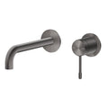 Bella Vista Mica Fluted Wall-Spout Combo, Gun Metal image