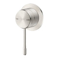 Bella Vista Mica Fluted Shower Mixer, Brushed Nickel image