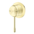 Bella Vista Mica Fluted Shower Mixer, French Gold image