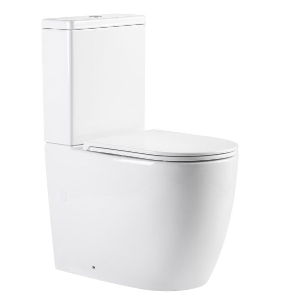 Essence Crompton Back to Wall Suite Jet Tornado Rimless Raised Height Toilet Suite