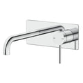 Bella Vista Mica Wall-Spout Combo - Curved Spout - 1P - (Trim Kit Only), Chrome image
