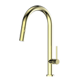 Greens Tesora Pull Down Sink Mixer, Brushed Brass
