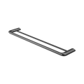 Elgin 600mm Double Towel Rail - Gunmetal Grey