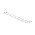 Elgin 800mm Double Towel Rail - Brushed Nickel