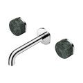 Nero Serenity 24D036CH Wall Basin Set 160mm Spout With Verde Alpi Handle Chrome 5 Star / 5LPM