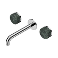 Nero Serenity 24D042CH Wall Basin Set 185mm Spout With Verde Alpi Handle Chrome 5 Star / 5LPM