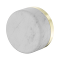 Nero Serenity Progressive Shower Mixer With Carrara Handle Brushed Gold